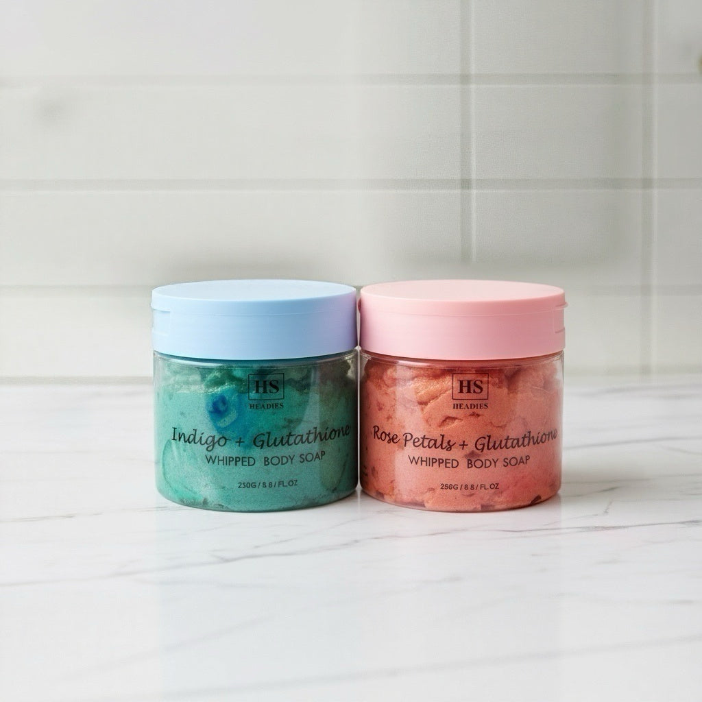Whipped body soap